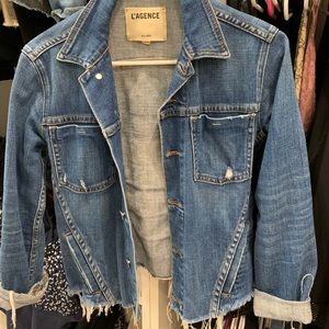 L’agence blue jean jacket.  Excellent condition